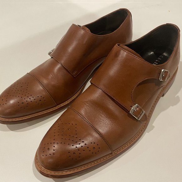 Stylish bown men\'s dress shoes with buckles main image 3